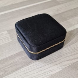 Smykkeskrin svart med speil