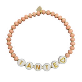 Rosa armbånd TANTE<3