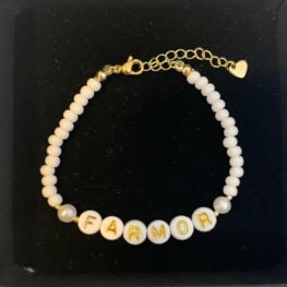 Armbånd FARMOR hvitt med lås