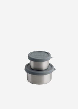 Snack Container - 100ML+200ML - Dark Grey