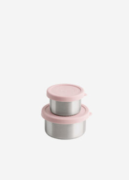 Snack Container - 100ML+200ML - Soft Rose