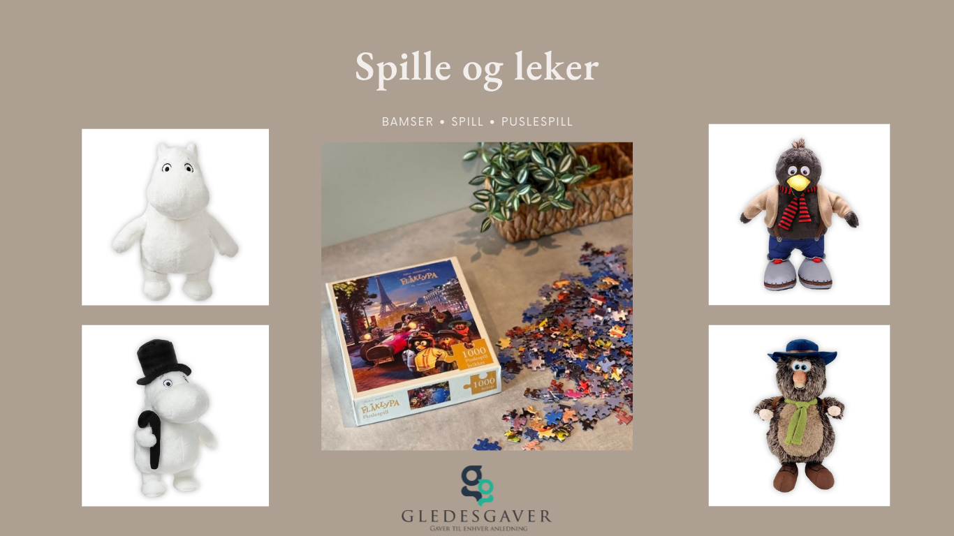 Slide spill og leker